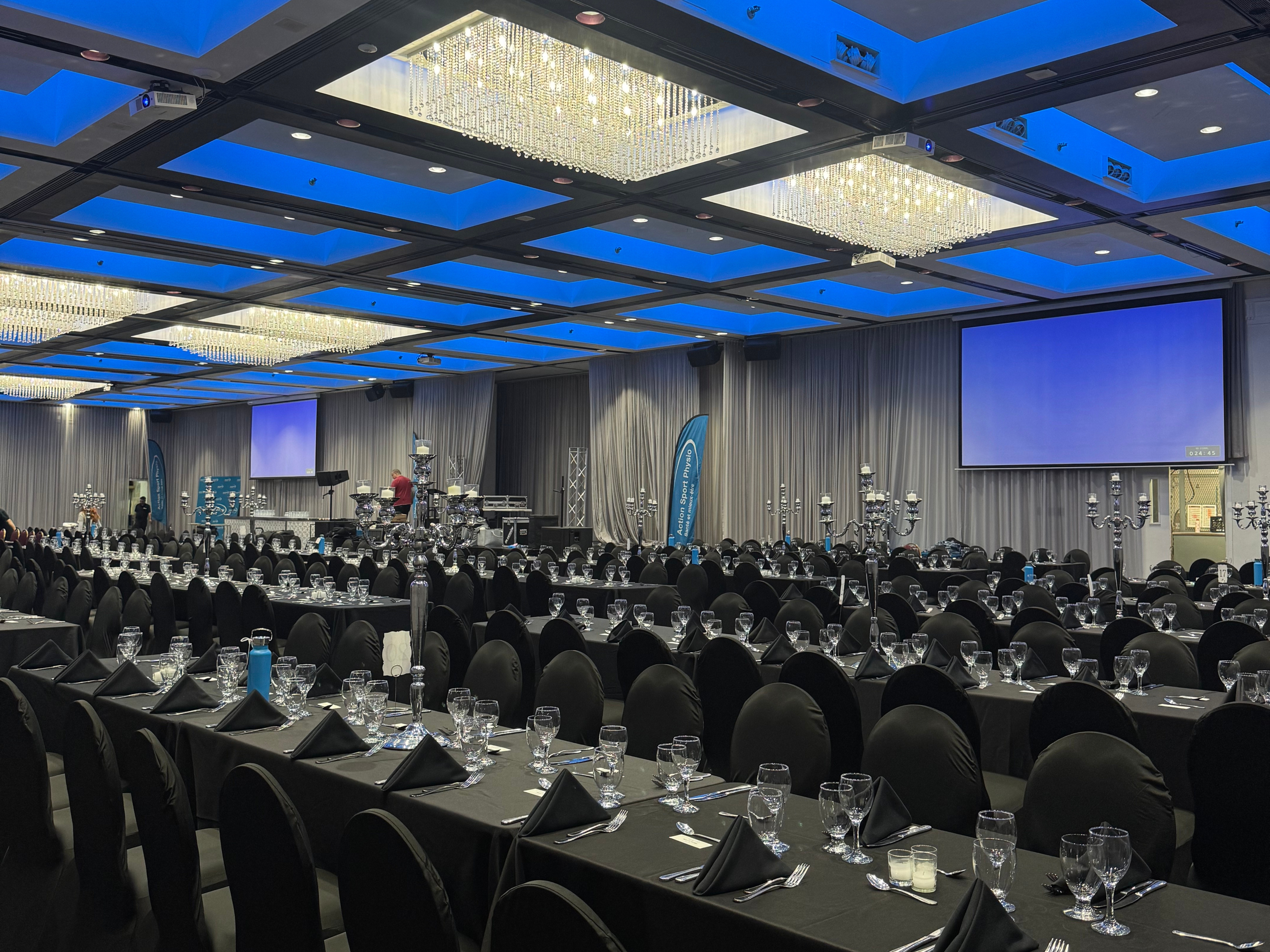 Banquet corporatif dans la salle Régence ABC